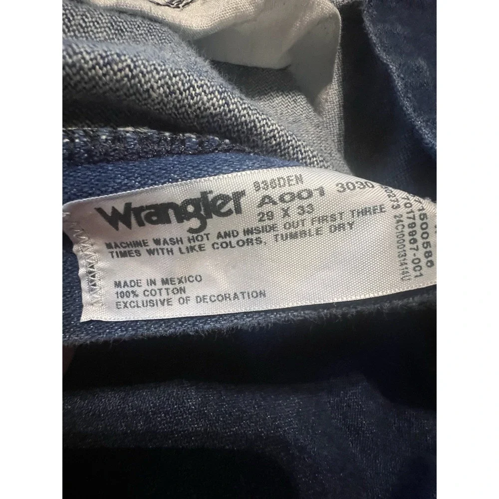 Wrangler Men's Dark Blue Jeans  Cowboy Western 29/33